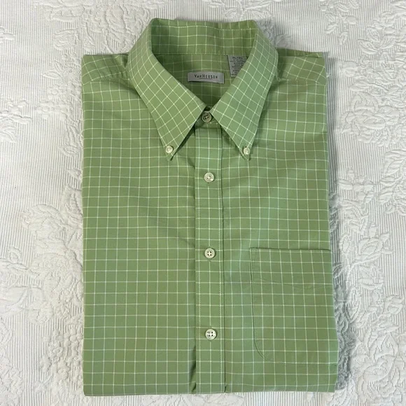 Van Heusen Shirts Van Heusen Mens Short Sleeve Button Down